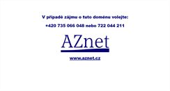 Desktop Screenshot of amod.aznet.cz